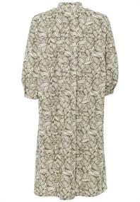 Kleid mit Allover-Print aus Baumwolle aop leaf print