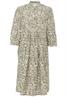 Kleid mit Allover-Print aus Baumwolle aop leaf print