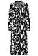 Kleid mit Bindegürtel graphics: black-offwhite