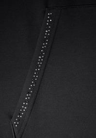 Kleid mit Kapuze black
