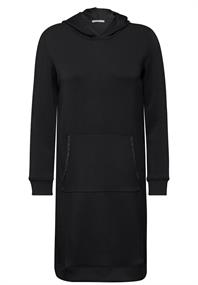 Kleid mit Kapuze black