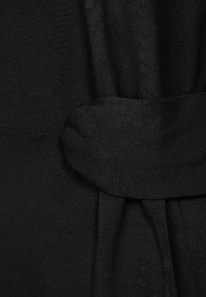 Kleid mit Knotendetail black