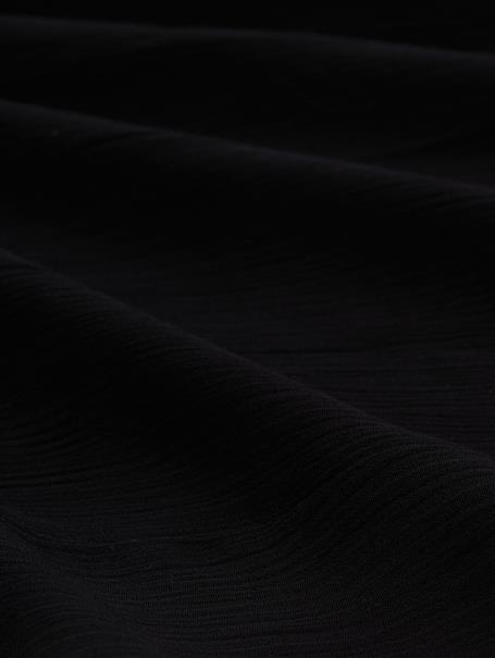 Kleid mit Kordelzug deep black