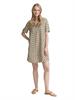 Kleid mit Leinenanteil natural zig zag design