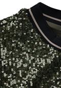 Kleid mit Pailletten sparkling green