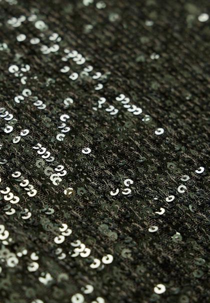 Kleid mit Pailletten sparkling green