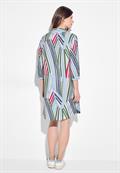 Kleid mit Print vanilla white