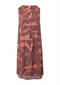 Kleid orange|rot