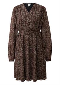 Kleid schwarz|mehrfarbig
