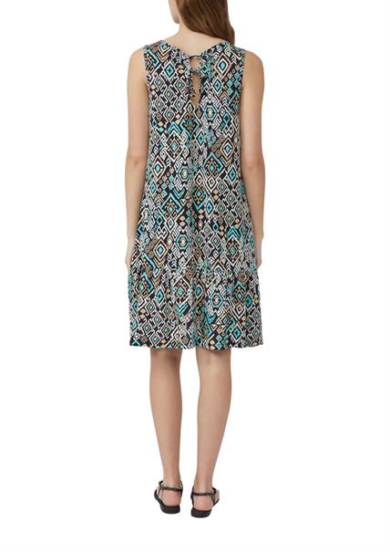 Kleid schwarz|mehrfarbig