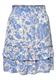 Knielanger Rock mit floralem Muster eventide blue