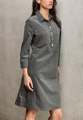 Knielanges Cordkleid deep stone grey