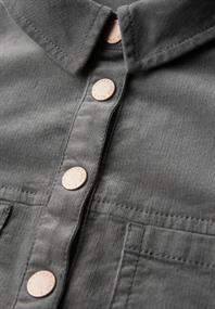 Knielanges Cordkleid deep stone grey