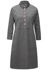 Knielanges Cordkleid deep stone grey