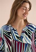 Knielanges Kleid mit grafischem Muster palm breeze green