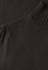 Knielanges Strickkleid mit Turtle Neck black coffee mel.