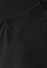 Knielanges Strickkleid mit Turtle Neck black