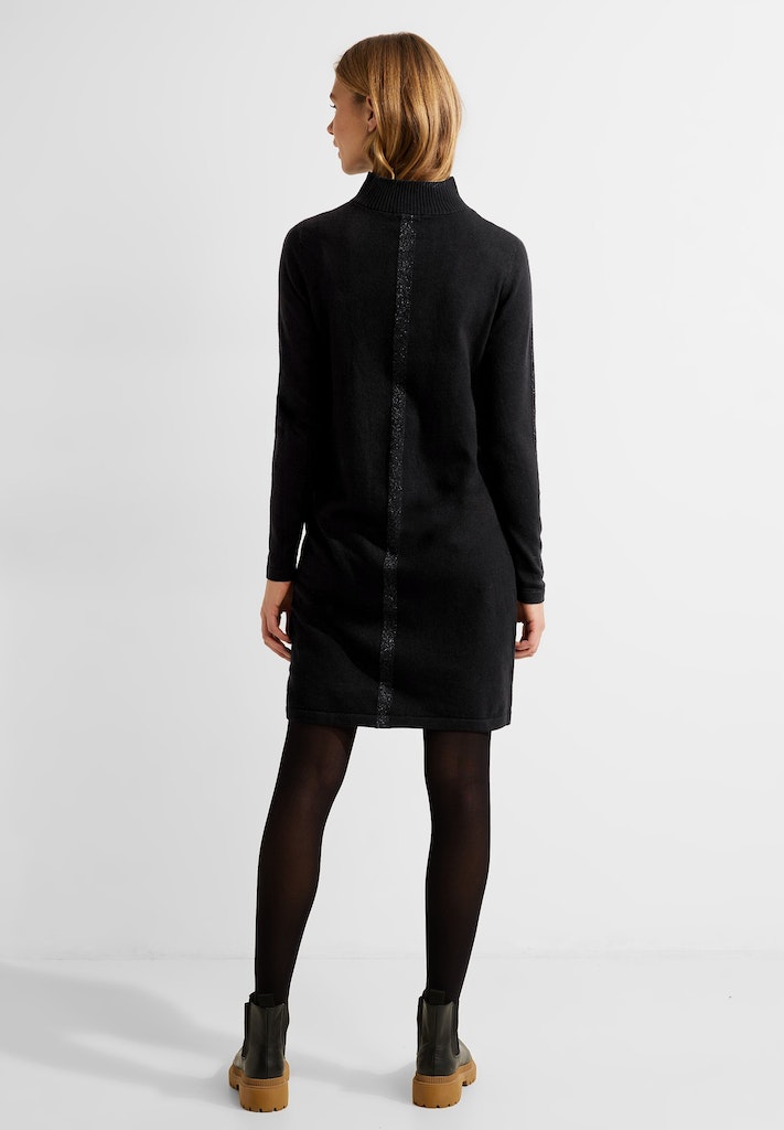 Cecil Damen Kleid Knielanges Troyerkleid black bequem online kaufen bei | Strickkleider