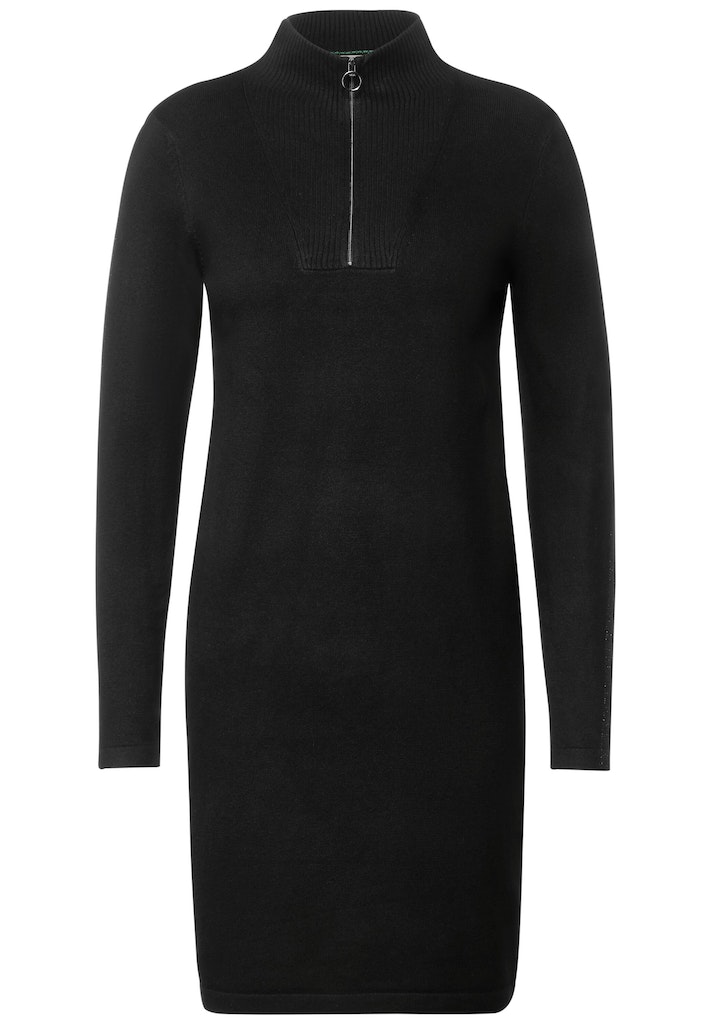 Knielanges kaufen online bequem bei Damen Kleid Cecil Troyerkleid black