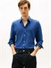 KNIT PIQUE FEATHERWEIGHT SHIRT indigo heather