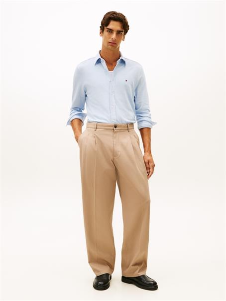 KNIT PIQUE FEATHERWEIGHT SHIRT light blue heather