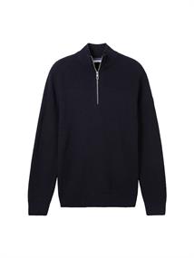 knitted navy melange