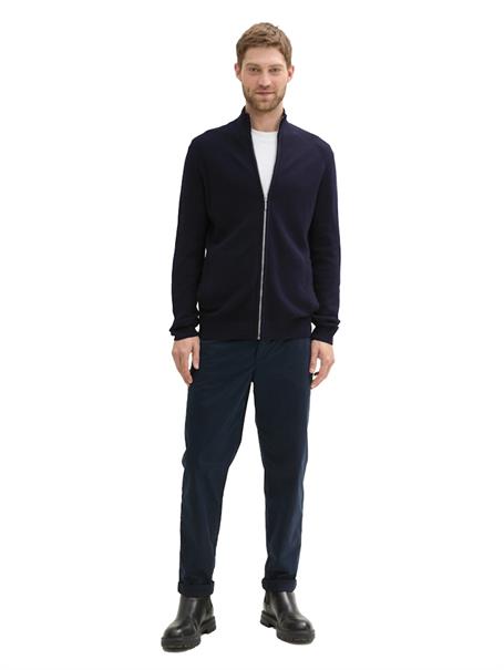 knitted navy melange