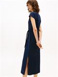 KNOT BOAT-NK MIDI DRESS SS dark night navy