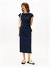 KNOT BOAT-NK MIDI DRESS SS dark night navy