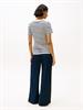 KNOT BOAT-NK SS TEE calico-dark night navy stp