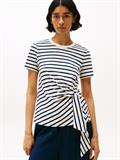 KNOT BOAT-NK SS TEE calico-dark night navy stp