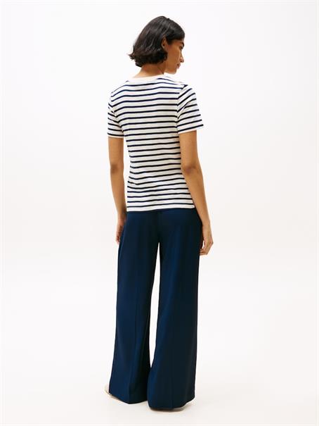 KNOT BOAT-NK SS TEE calico-dark night navy stp