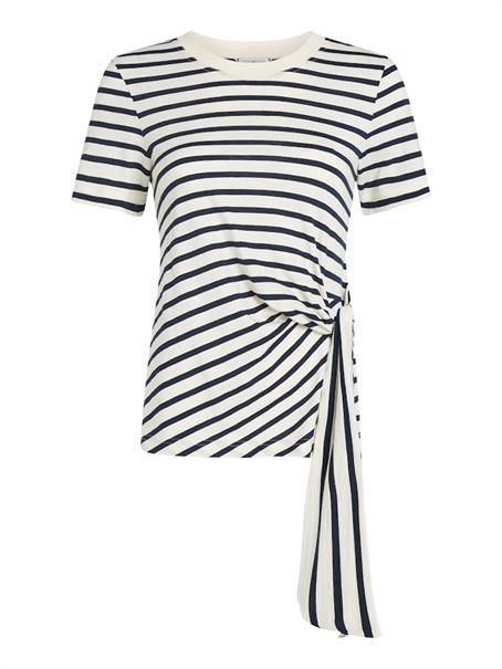 KNOT BOAT-NK SS TEE calico-dark night navy stp