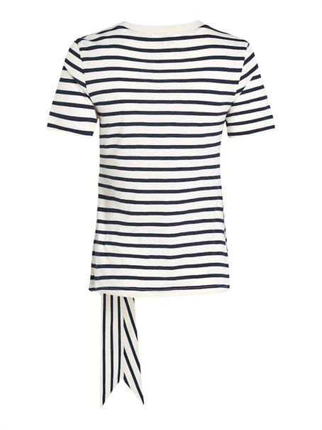 KNOT BOAT-NK SS TEE calico-dark night navy stp