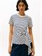 KNOT BOAT-NK SS TEE calico-dark night navy stp