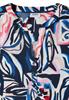 Kurzarm Bluse mit Multicolor Print universal blue