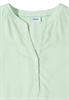 Kurzarm Bluse mit Split Neck und Streifen juicy lime