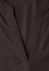 Kurzarm Bluse mit Turn-Up espresso brown