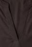 Kurzarm Bluse mit Turn-Up espresso brown