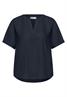 Kurzarm Bluse mit Turn-Up shadowed navy
