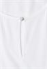 Kurzarm Bluse mit Volant-Details white