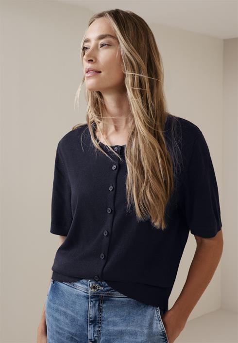 kurzarm-cardigan-mit-rundhals-shadowed-navy