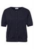 Kurzarm Cardigan mit Rundhals shadowed navy