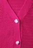 Kurzarm Cardigan mit V-Neck und Struktur magenta dream