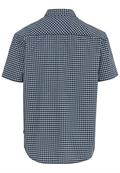 Kurzarm Hemd aus reiner Baumwolle night blue