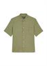 Kurzarm-Hemd regular olive
