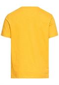 Kurzarm Henley aus Organic Cotton sunflower