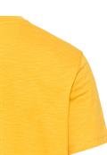 Kurzarm Henley aus Organic Cotton sunflower