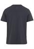 Kurzarm Henley aus reiner Baumwolle night blue