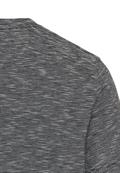 Kurzarm Henley aus reiner Baumwolle night blue